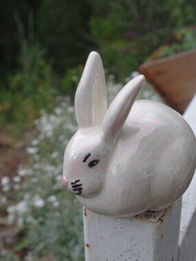 Cute Whimsical Figurine Bunny